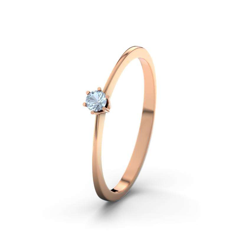 Bild von   blauer topas rotgoldring curaajpg | Individuelle 🎁 persönliche 🎁 personalisierte Geschenke bedruckt ▪ bestickt ▪ graviert