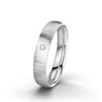 Bild von   diamant weissgold quermattringjpg | Individuelle 🎁 persönliche 🎁 personalisierte Geschenke bedruckt ▪ bestickt ▪ graviert