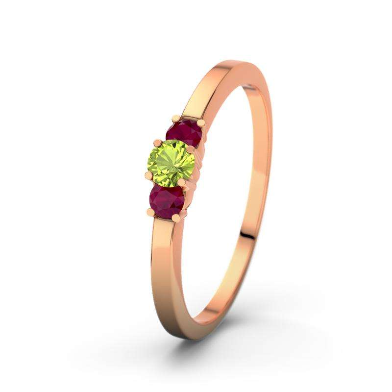Bild von   peridot rotgoldring shannonjpg | Individuelle 🎁 persönliche 🎁 personalisierte Geschenke bedruckt ▪ bestickt ▪ graviert