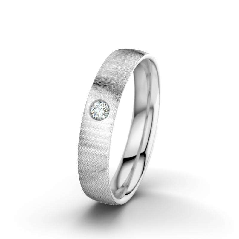 Bild von   diamant weissgold quermattringjpg | Individuelle 🎁 persönliche 🎁 personalisierte Geschenke bedruckt ▪ bestickt ▪ graviert