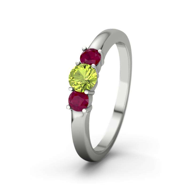 Bild von   peridot platinumring roubyjpg | Individuelle 🎁 persönliche 🎁 personalisierte Geschenke bedruckt ▪ bestickt ▪ graviert