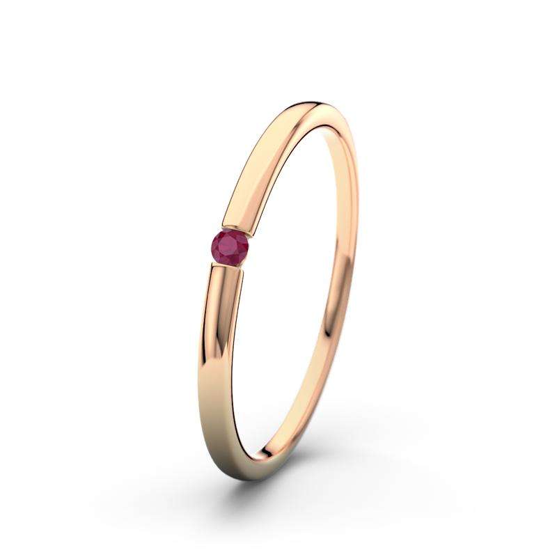 Bild von   rubin rotgoldring lauren rojpg | Individuelle 🎁 persönliche 🎁 personalisierte Geschenke bedruckt ▪ bestickt ▪ graviert