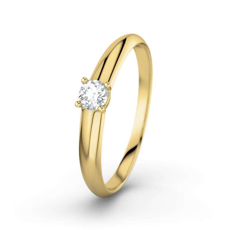 Bild von   diamant gelbgoldring ulrikejpg | Individuelle 🎁 persönliche 🎁 personalisierte Geschenke bedruckt ▪ bestickt ▪ graviert