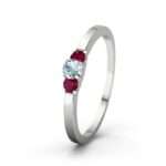 Bild von   aquamarin weissgoldring shannojpg | Individuelle 🎁 persönliche 🎁 personalisierte Geschenke bedruckt ▪ bestickt ▪ graviert