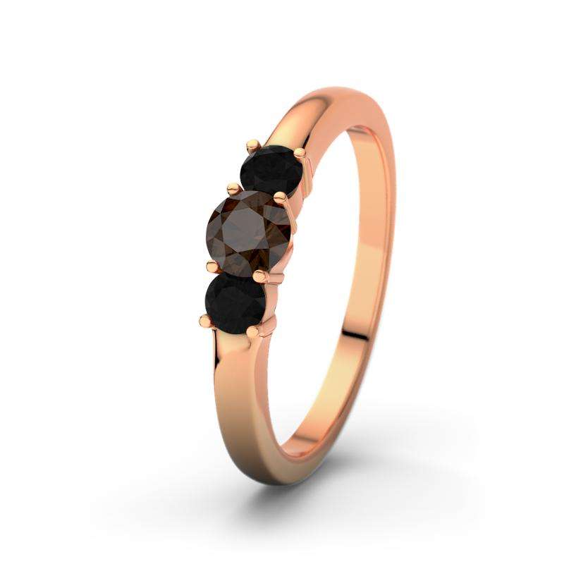 Bild von   rauchquarz rotgoldring roubyjpg | Individuelle 🎁 persönliche 🎁 personalisierte Geschenke bedruckt ▪ bestickt ▪ graviert