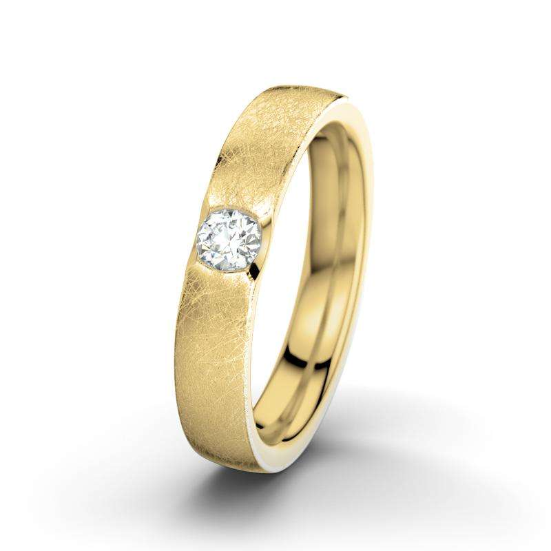 Bild von   diamant gelbgold eismattring mjpg | Individuelle 🎁 persönliche 🎁 personalisierte Geschenke bedruckt ▪ bestickt ▪ graviert