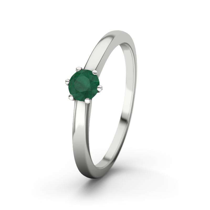 Bild von   smaragd platinumring bilbaojpg | Individuelle 🎁 persönliche 🎁 personalisierte Geschenke bedruckt ▪ bestickt ▪ graviert