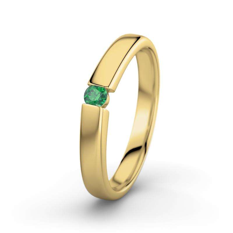 Bild von   smaragd gelbgoldring beatejpg | Individuelle 🎁 persönliche 🎁 personalisierte Geschenke bedruckt ▪ bestickt ▪ graviert