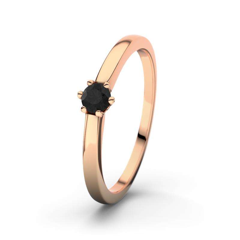 Bild von   diamant schwarz rotgoldring sejpg | Individuelle 🎁 persönliche 🎁 personalisierte Geschenke bedruckt ▪ bestickt ▪ graviert