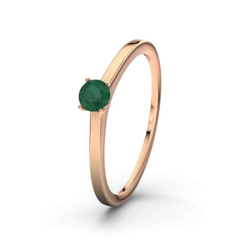 Bild von   smaragd rotgoldring laos rojpg | Individuelle 🎁 persönliche 🎁 personalisierte Geschenke bedruckt ▪ bestickt ▪ graviert