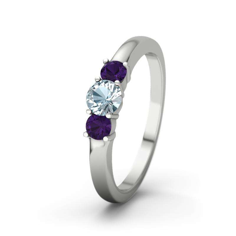Bild von   aquamarin sterlingsilberring rjpg | Individuelle 🎁 persönliche 🎁 personalisierte Geschenke bedruckt ▪ bestickt ▪ graviert