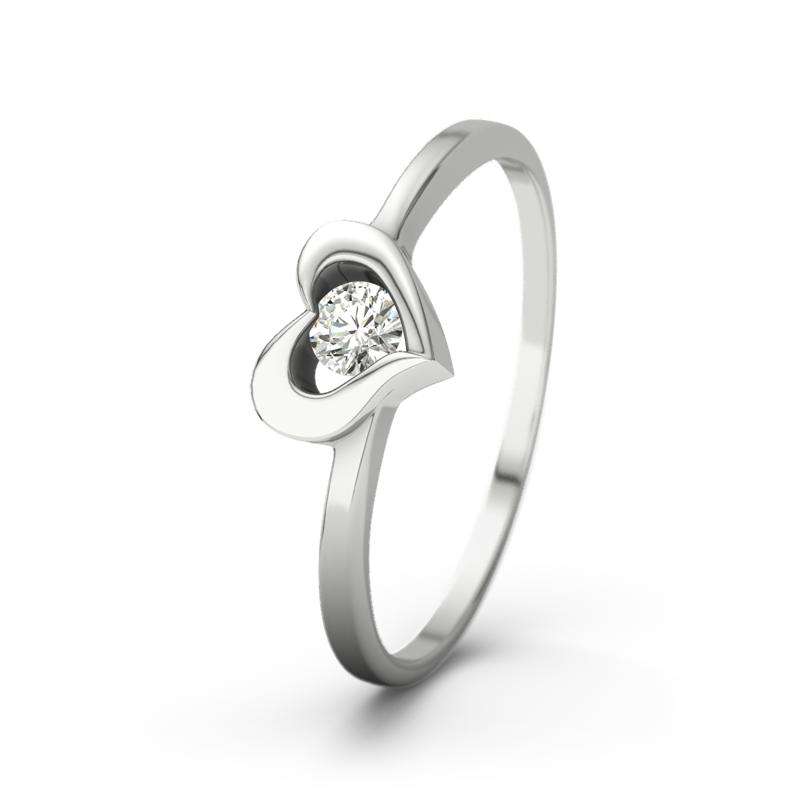 Bild von   diamant weissgoldring lisajpg | Individuelle 🎁 persönliche 🎁 personalisierte Geschenke bedruckt ▪ bestickt ▪ graviert