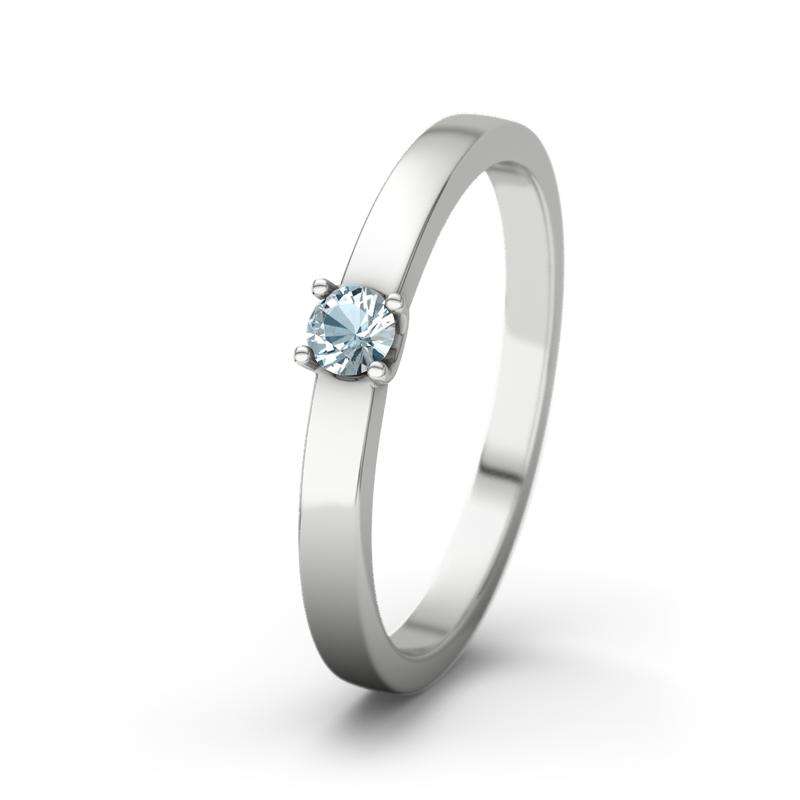 Bild von   aquamarin weissgoldring yasminjpg | Individuelle 🎁 persönliche 🎁 personalisierte Geschenke bedruckt ▪ bestickt ▪ graviert