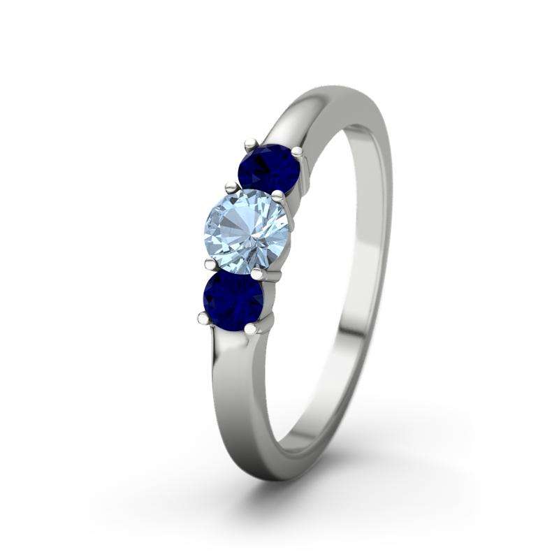 Bild von   blauer topas platinumring roubjpg | Individuelle 🎁 persönliche 🎁 personalisierte Geschenke bedruckt ▪ bestickt ▪ graviert