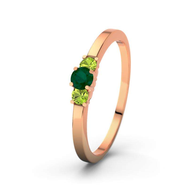 Bild von   smaragd rotgoldring shannonjpg | Individuelle 🎁 persönliche 🎁 personalisierte Geschenke bedruckt ▪ bestickt ▪ graviert