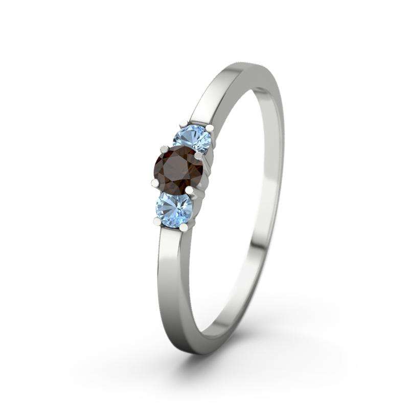 Bild von   blauer topas platinumring shanjpg | Individuelle 🎁 persönliche 🎁 personalisierte Geschenke bedruckt ▪ bestickt ▪ graviert