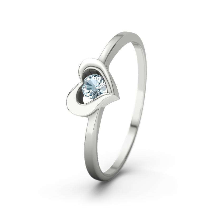 Bild von   aquamarin sterlingsilberring ljpg | Individuelle 🎁 persönliche 🎁 personalisierte Geschenke bedruckt ▪ bestickt ▪ graviert