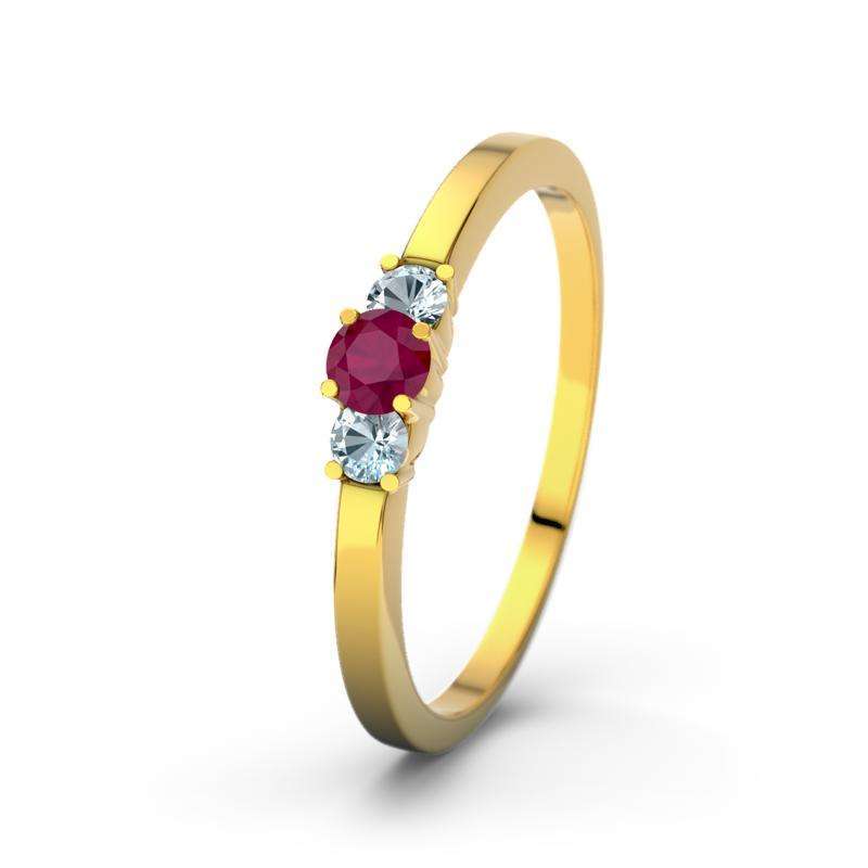 Bild von   rubin gelbgoldring shannonjpg | Individuelle 🎁 persönliche 🎁 personalisierte Geschenke bedruckt ▪ bestickt ▪ graviert