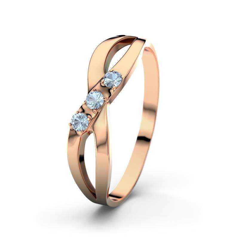 Bild von   blauer topas rotgoldring dahlijpg | Individuelle 🎁 persönliche 🎁 personalisierte Geschenke bedruckt ▪ bestickt ▪ graviert