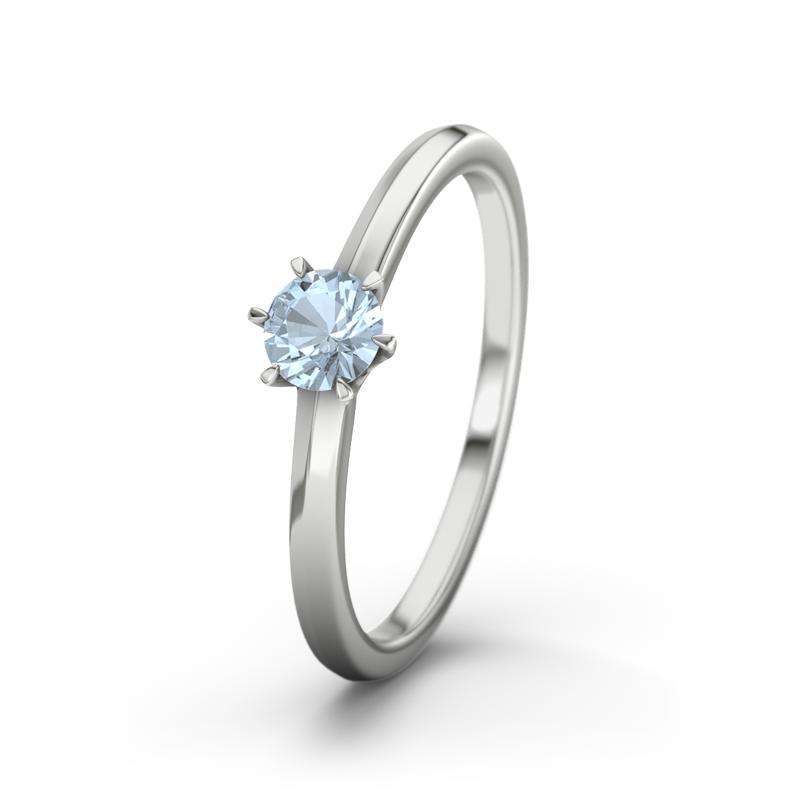 Bild von   blauer topas weissgoldring cojpg | Individuelle 🎁 persönliche 🎁 personalisierte Geschenke bedruckt ▪ bestickt ▪ graviert