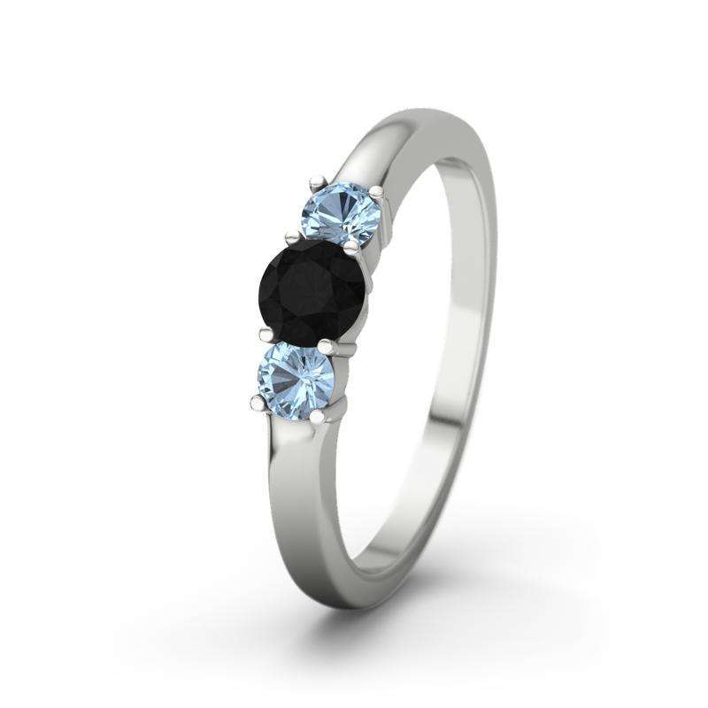 Bild von   blauer topas sterlingsilberrinjpg | Individuelle 🎁 persönliche 🎁 personalisierte Geschenke bedruckt ▪ bestickt ▪ graviert