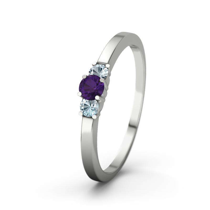 Bild von   amethyst platinumring shannonjpg | Individuelle 🎁 persönliche 🎁 personalisierte Geschenke bedruckt ▪ bestickt ▪ graviert