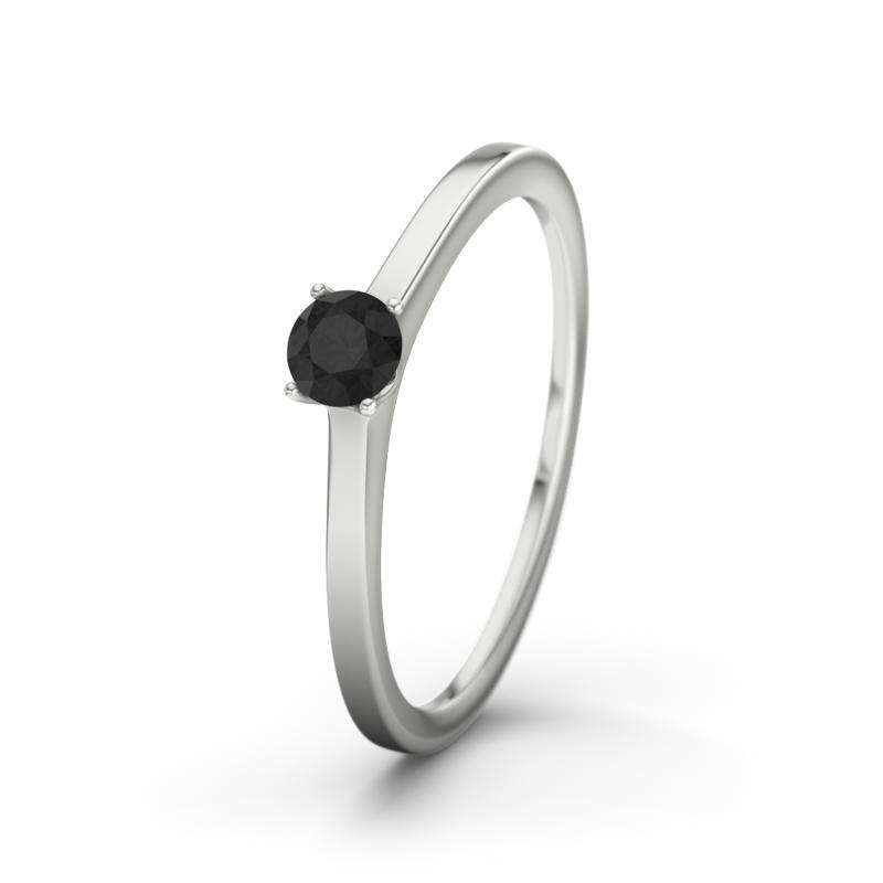 Bild von   diamant schwarz sterlingsilberjpg | Individuelle 🎁 persönliche 🎁 personalisierte Geschenke bedruckt ▪ bestickt ▪ graviert