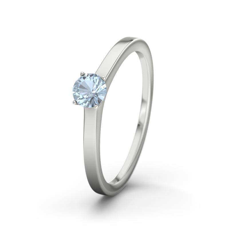 Bild von   blauer topas weissgoldring manjpg | Individuelle 🎁 persönliche 🎁 personalisierte Geschenke bedruckt ▪ bestickt ▪ graviert