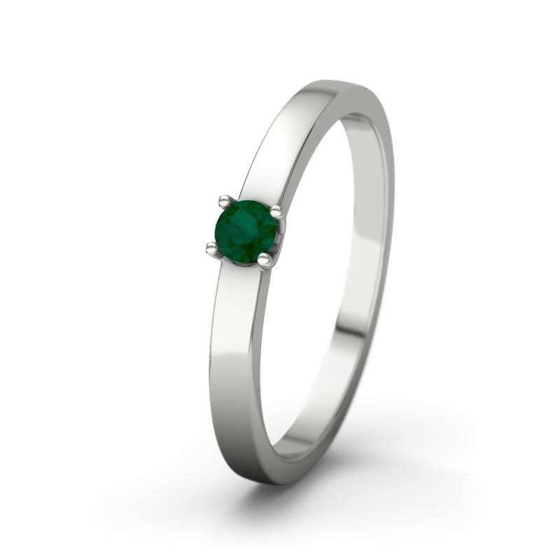 Bild von   smaragd platinumring yasminjpg | Individuelle 🎁 persönliche 🎁 personalisierte Geschenke bedruckt ▪ bestickt ▪ graviert