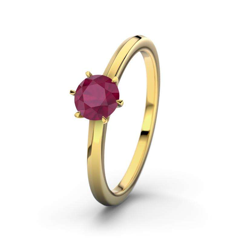 Bild von   rubin gelbgoldring kansas gjpg | Individuelle 🎁 persönliche 🎁 personalisierte Geschenke bedruckt ▪ bestickt ▪ graviert