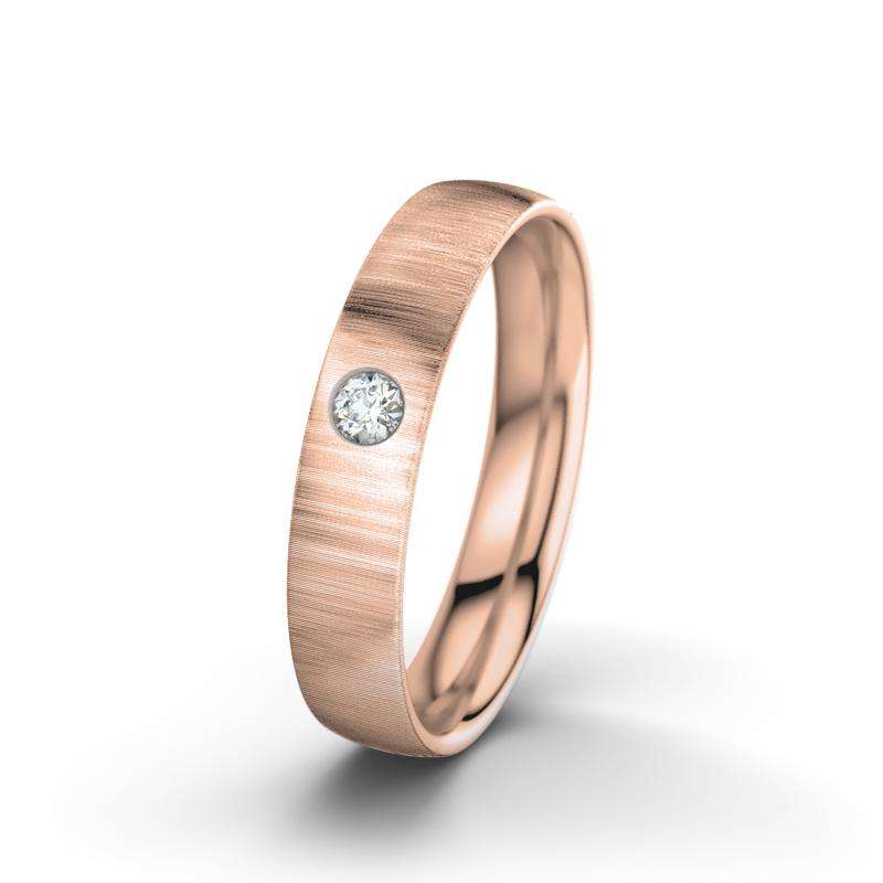 Bild von   diamant rotgold quermattring jjpg | Individuelle 🎁 persönliche 🎁 personalisierte Geschenke bedruckt ▪ bestickt ▪ graviert