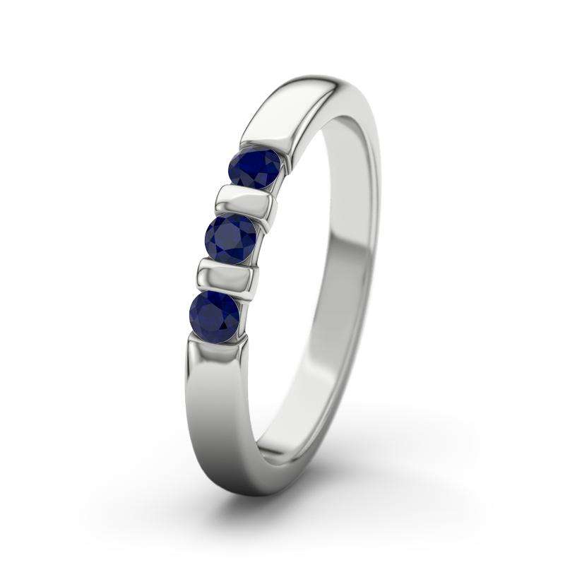 Bild von   blauer saphir platinumring meljpg | Individuelle 🎁 persönliche 🎁 personalisierte Geschenke bedruckt ▪ bestickt ▪ graviert