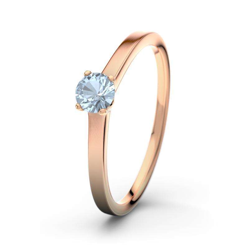 Bild von   blauer topas rotgoldring jennijpg | Individuelle 🎁 persönliche 🎁 personalisierte Geschenke bedruckt ▪ bestickt ▪ graviert