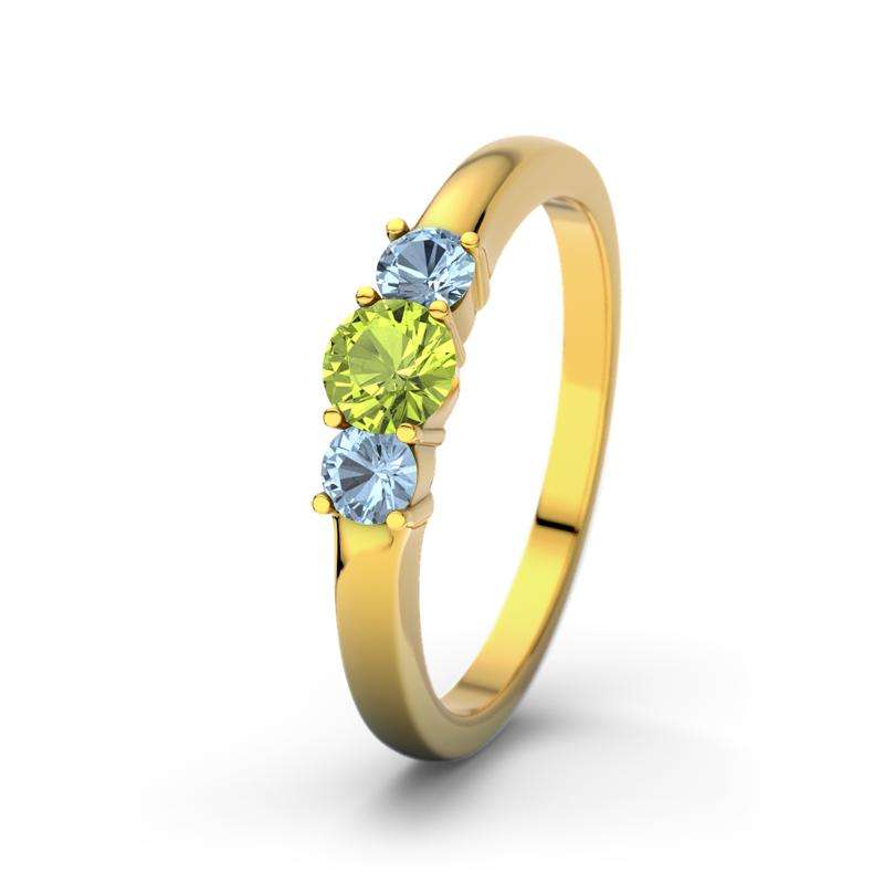 Bild von   peridot gelbgoldring roubyjpg | Individuelle 🎁 persönliche 🎁 personalisierte Geschenke bedruckt ▪ bestickt ▪ graviert