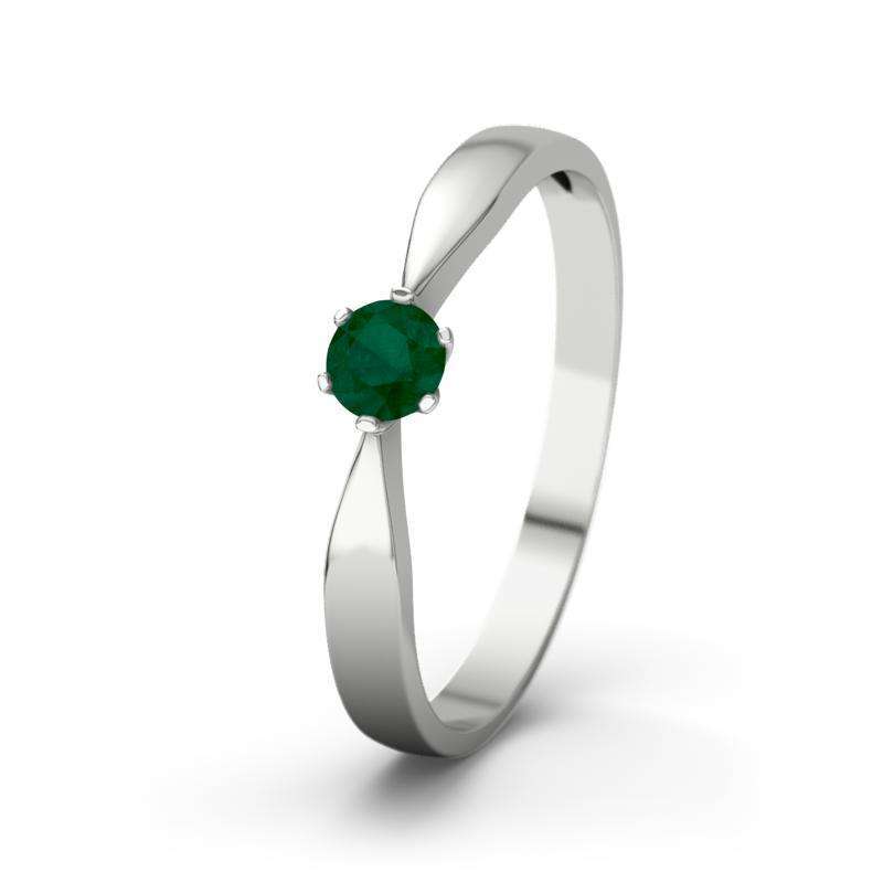 Bild von   smaragd weissgoldring tinajpg | Individuelle 🎁 persönliche 🎁 personalisierte Geschenke bedruckt ▪ bestickt ▪ graviert
