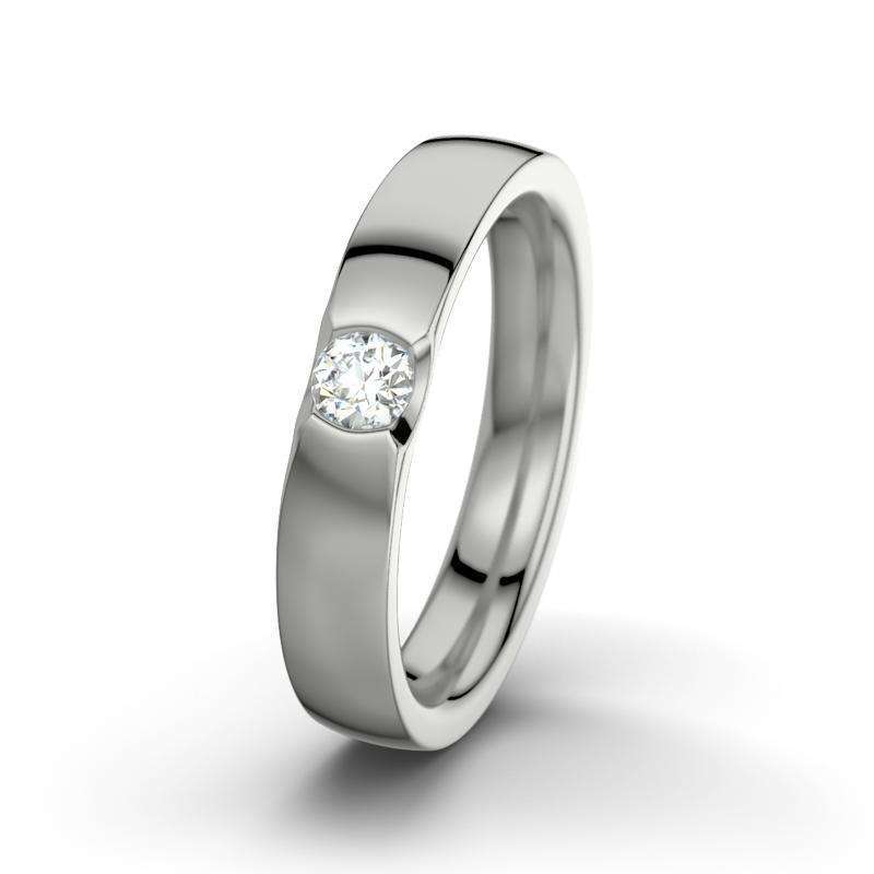Bild von   diamant palladium poliertringjpg | Individuelle 🎁 persönliche 🎁 personalisierte Geschenke bedruckt ▪ bestickt ▪ graviert