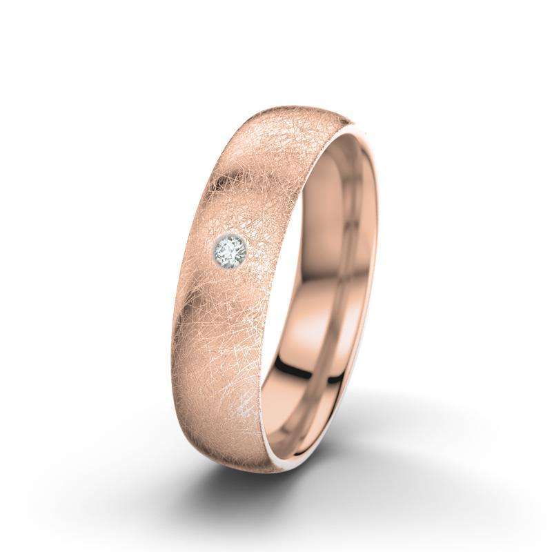 Bild von   diamant rotgold eismattring majpg | Individuelle 🎁 persönliche 🎁 personalisierte Geschenke bedruckt ▪ bestickt ▪ graviert