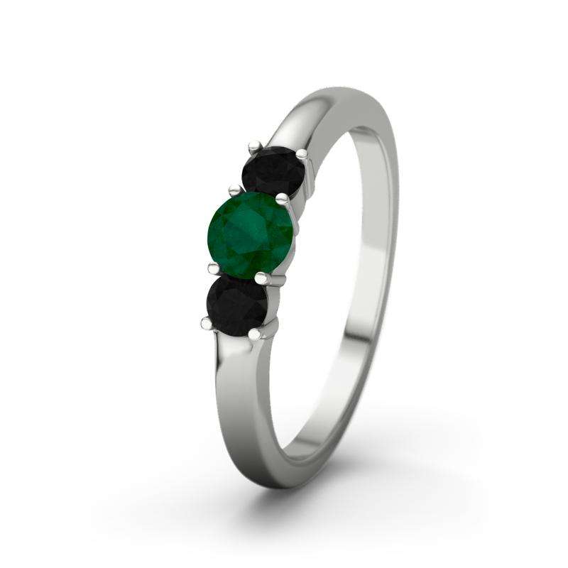 Bild von   smaragd platinumring roubyjpg | Individuelle 🎁 persönliche 🎁 personalisierte Geschenke bedruckt ▪ bestickt ▪ graviert