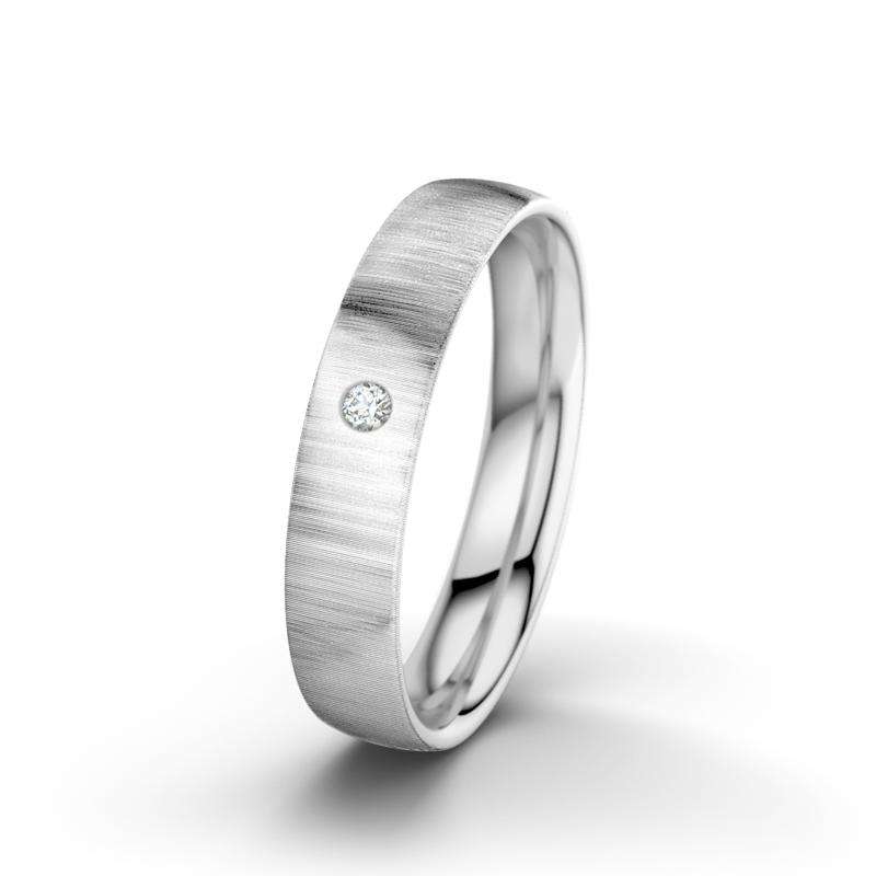 Bild von   diamant weissgold quermattringjpg | Individuelle 🎁 persönliche 🎁 personalisierte Geschenke bedruckt ▪ bestickt ▪ graviert