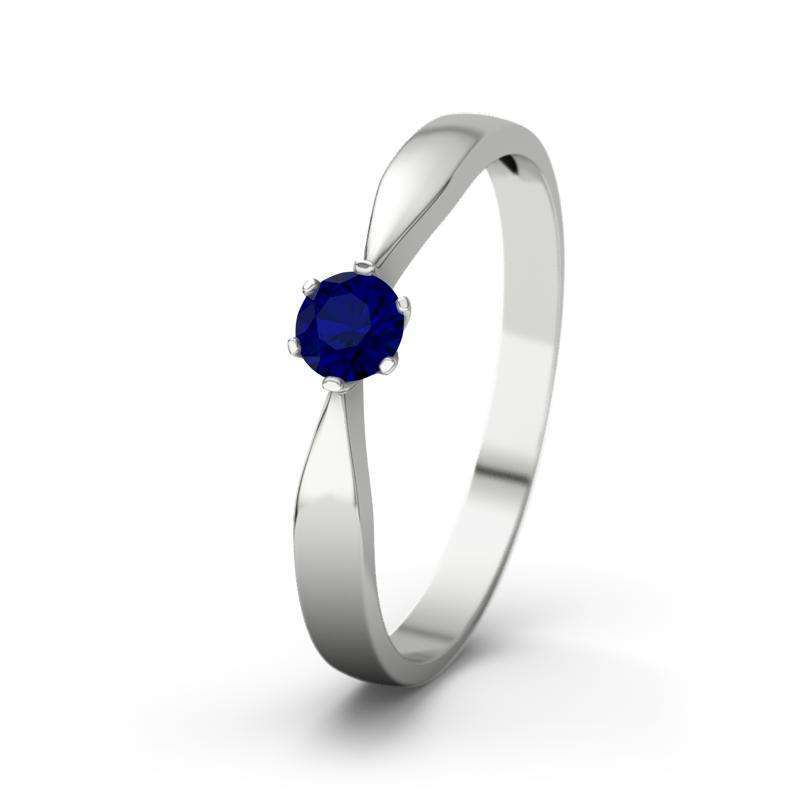 Bild von   blauer saphir weissgoldring tijpg | Individuelle 🎁 persönliche 🎁 personalisierte Geschenke bedruckt ▪ bestickt ▪ graviert
