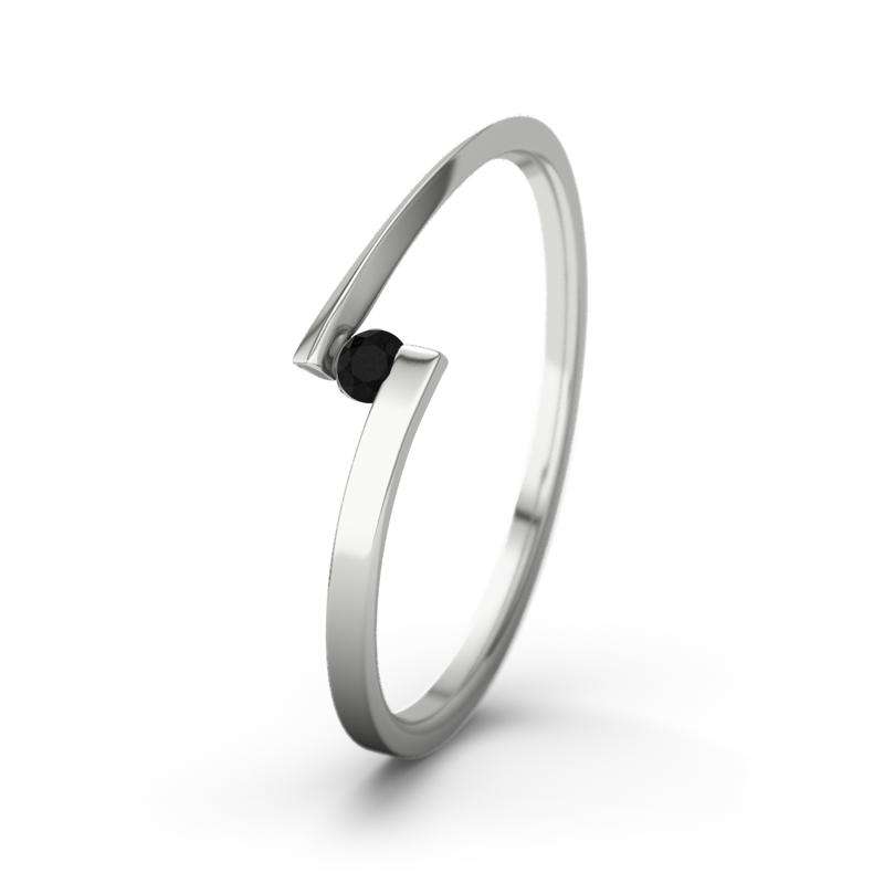 Bild von   diamant schwarz sterlingsilberjpg | Individuelle 🎁 persönliche 🎁 personalisierte Geschenke bedruckt ▪ bestickt ▪ graviert