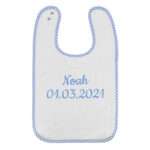 Bild von   babylaetzchen extra weich mitjpg | Individuelle 🎁 persönliche 🎁 personalisierte Geschenke bedruckt ▪ bestickt ▪ graviert