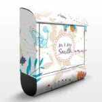 Bild von   briefkasten mit eigenem text cjpg | Individuelle 🎁 persönliche 🎁 personalisierte Geschenke bedruckt ▪ bestickt ▪ graviert