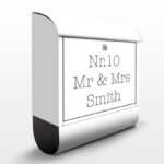 Bild von   briefkasten mit eigenem text njpg | Individuelle 🎁 persönliche 🎁 personalisierte Geschenke bedruckt ▪ bestickt ▪ graviert