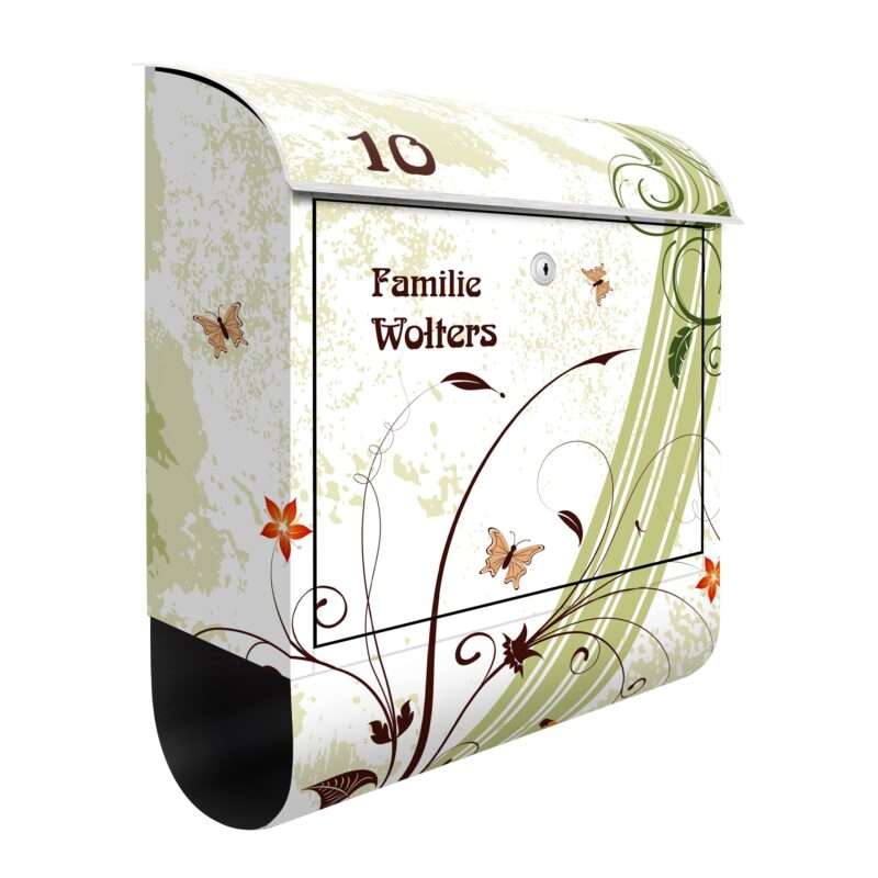 Bild von   briefkasten mit eigenem text fjpg | Individuelle 🎁 persönliche 🎁 personalisierte Geschenke bedruckt ▪ bestickt ▪ graviert