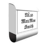 Bild von   briefkasten mit eigenem text njpg | Individuelle 🎁 persönliche 🎁 personalisierte Geschenke bedruckt ▪ bestickt ▪ graviert