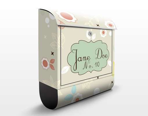 Bild von   briefkasten mit eigenem text njpg | Individuelle 🎁 persönliche 🎁 personalisierte Geschenke bedruckt ▪ bestickt ▪ graviert
