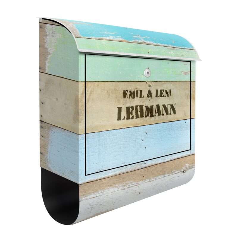 Bild von   briefkasten mit eigenem text wjpg | Individuelle 🎁 persönliche 🎁 personalisierte Geschenke bedruckt ▪ bestickt ▪ graviert