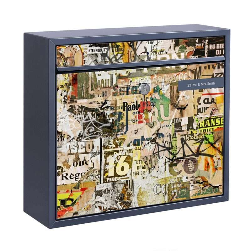 Bild von   briefkasten mit eigenem text ajpg | Individuelle 🎁 persönliche 🎁 personalisierte Geschenke bedruckt ▪ bestickt ▪ graviert