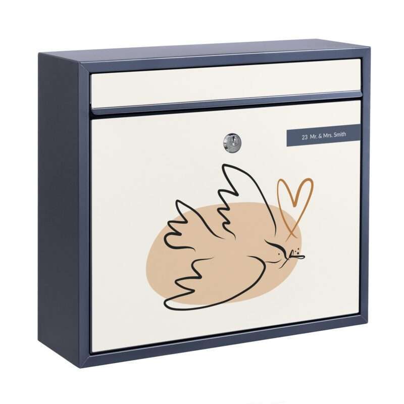 Bild von   briefkasten mit eigenem text pjpg | Individuelle 🎁 persönliche 🎁 personalisierte Geschenke bedruckt ▪ bestickt ▪ graviert